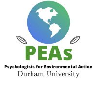 Psychologists For Environmental Action (PEAs)(@PEAs_Durham) 's Twitter Profile Photo