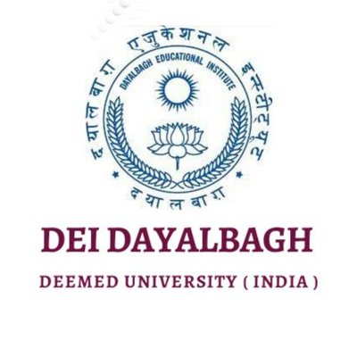 DEI - Dayalbagh Educational Institute (@DeiDayalbagh) / X