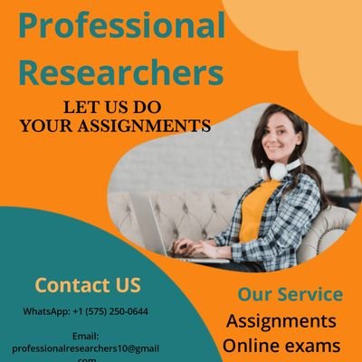 We handle Research papers, dissertation, Assignments accross all Subjects. WhatsApp +1 (575) 250-0644