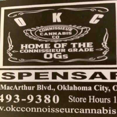 we are okc connoisseur cannabis, a dispensary located in OKC. come see us for all your cannabis needs ✨