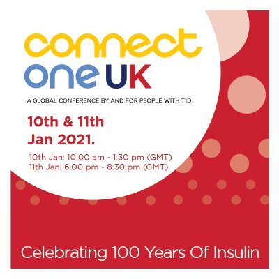 Online event for people with T1 diabetes, by people with diabetes. #Connect1UK 18/19 April 2021 Celebrating discovery of insulin https://t.co/DCI5ydQdtq