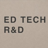 ED Tech R&D (@edtechrandd) 's Twitter Profile