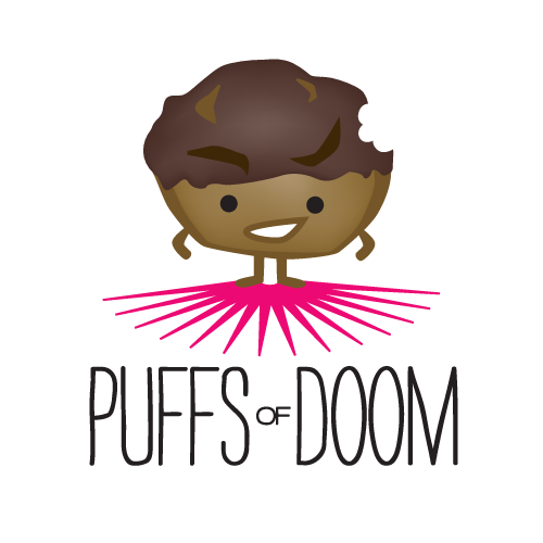 Puffs of Doom (Rebecca VanderKloot) offers locally-made artisanal sweet and savory puffs in the Chicago-land area (tricycle cart coming soon).