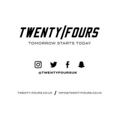 twentyfours is a streetwear/sportswear brand which represents people from all walks of life who are grafters/hard workers. insta/snap: twentyfoursuk