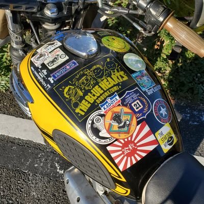 エストレヤRS愛称｢DOBUNEZUMI号｣に乗ってます💙
好きな物はエストレヤ、ブルーハーツ、スタ丼。


バイカーのみなさんよろしくお願いします🔥💣