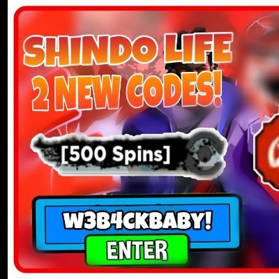 500 SPIN CODE* SHINDO LIFE SPIN CODE! 