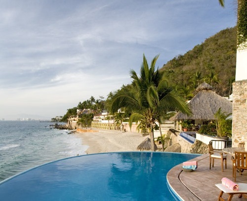 Two beachfront luxury villas for rent located just outside of PV, Mexico. Check out our new low prices, which include a full staff and private chef.
