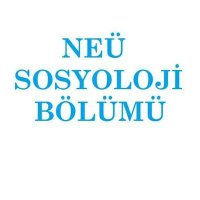NEÜ Sosyoloji (@neusosyoloji42) 's Twitter Profile Photo