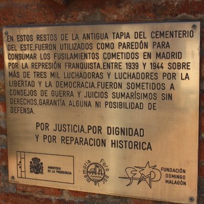 Centros Sociales
https://t.co/QhNb094Dra…

AntiFranquistas
https://t.co/MkgB01l4S2