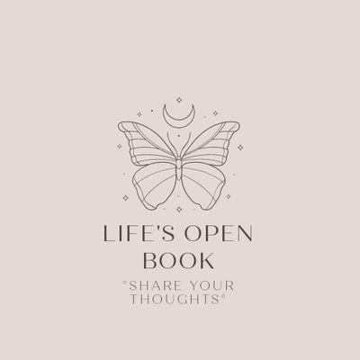 My feelings, my thoughts, this is life's open book ✨