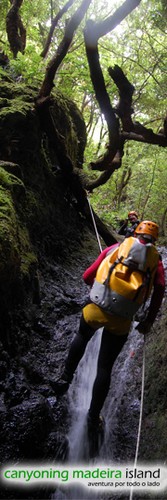 Canyoning na Ilha da Madeira, Descrição dos Itinerários e localização dos mesmos.