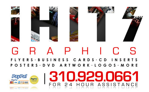 iHitsGraphics's profile picture. Email - iHitsGraphics@gmail.com if interested!
Specializing in:
-Flyers
-Mixtape Cover
-Album Covers
-Business Cards
 310-929-0661