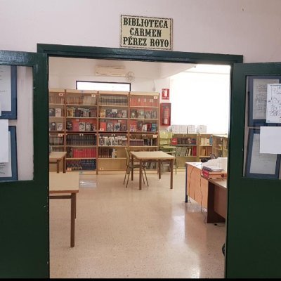 BiblioBecquer's profile picture. Biblioteca Carmen Pérez Royo, la biblioteca del I.E.S. G.A. Bécquer.
Nos gusta leer. Nos gusta que leas.
En Instagram somos bibliotecaiesbecquer
