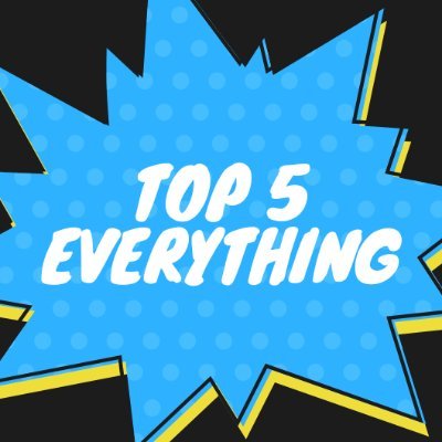 Top 5 power rankings of everything imaginable and unimaginable. Movies. Sports. Food. Life. Everything. Nothing. DM for ideas (I always give credit).