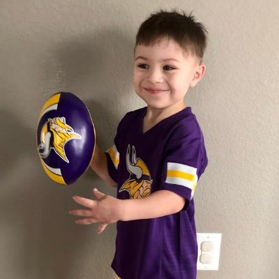 Minnesota Vikings NFL. My son and myself are passionate Vikes fans. Win or Lose we root for the purple and gold every game every season.#SKOL