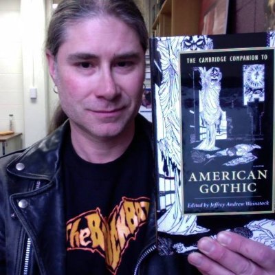 Jeffrey Andrew Weinstock is Professor of English at Central Michigan University, author of books on questionable subjects, and host of Dark Nation Radio.