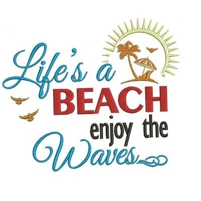 In case you aren't currently basking in tropical sunshine, allow me to share some of my humor & so called Sandbar wisdom.
-Ivy Easterly
Life's A Beach (SPI)