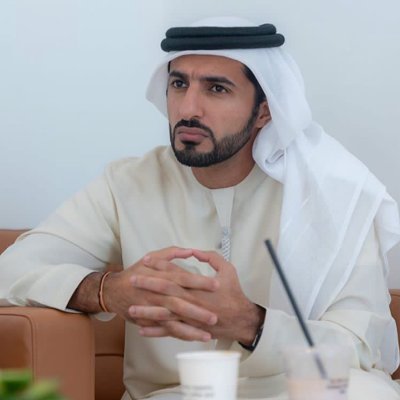 I'm Rashid humaid the crown prince of Dubai UAE Ajman chairman of Dubai, UAE  minister of finance
