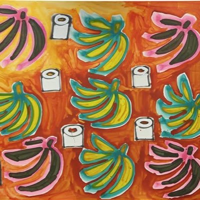 PLANTAINS, BANANAS & TOILET PAPER. 2015. Katherine Bernhardt (profile image). The truth is out there; May the truth be found.