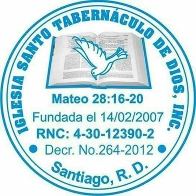 Iglesia Santo Tabernaculo De Dios Mteo 28 V 16-20
Fondada por Pastor Alex Dumay
Facebook:Pastor Alex Dumay Page:Radio TV Holy Tabernacle of God
LinkedIn : Rad