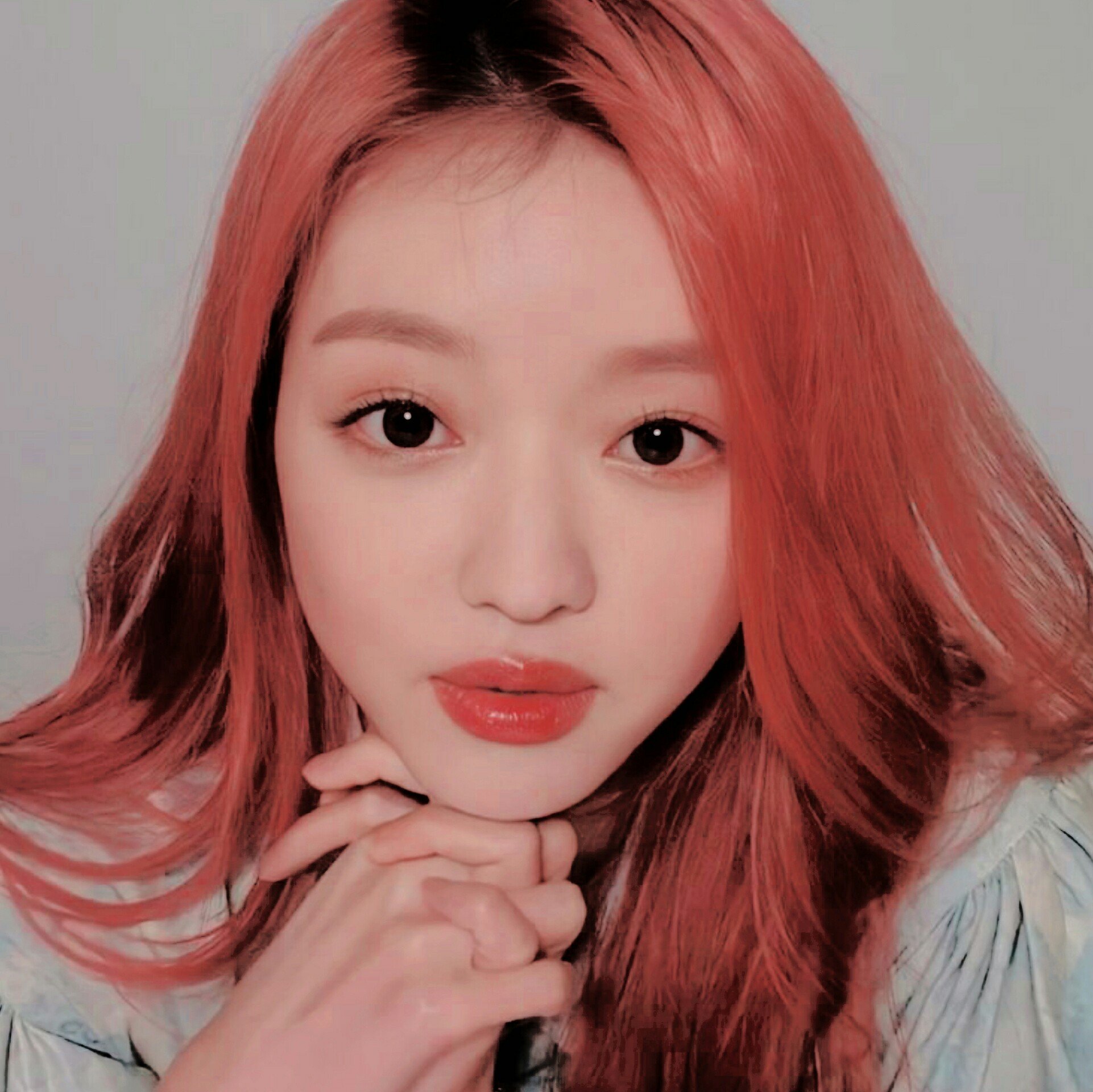 ── ✰ 彡 parody : 1995 / girl with a face like a doll and she is so cute looking. Yooa is her name 🍭