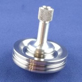 CNC precision machine shop specializing in custom lathe machining and precision turned spinning tops, widgets, fidgets, and desk toys