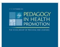 PHP welcomes works addressing the art and science of teaching and learning, and how it contributes to the formation and ongoing development of health promotion