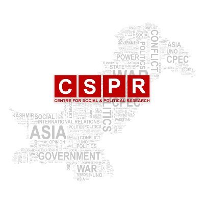 CSPR is a Karachi-based research institute committed to improve policy-making and development bridging the gap between the policy makers and academicians.