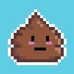 Our first ever game! Guide a floppy poo through the sewer to the ocean, developed by Gus & Marty.  #gamedev #pixelart #gamemaker
