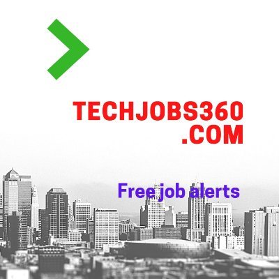 techjobs360's profile picture. Latest fresher off campus job alerts for engineering,  government jobs in india.