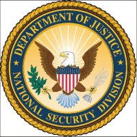 National Security Division, U.S. Dept of Justice (@dojnatsec) 's Twitter Profile Photo National Security Division, U.S. Dept of Justice (@dojnatsec) 's Twitter Profile Photo