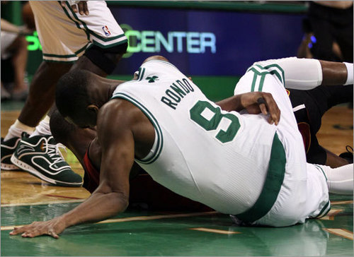I am the legendary left Elbow of Boston Celtics Rajon Rondo