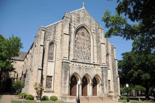 St. Mary's Catholic Church of the Assumption in Waco, Texas; the first Catholic Church in Waco.