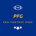 Pro Fantasy Geek (@profantasygeek1) Twitter profile photo Pro Fantasy Geek (@profantasygeek1) Twitter profile photo