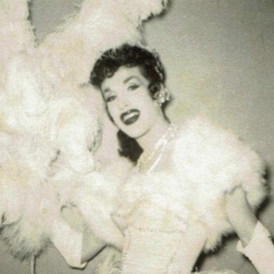 Daphne; Legendary 1950s NYC drag queen; This lady is a tramp but unlike the song she DOES dish the dirt with the rest of the girls!