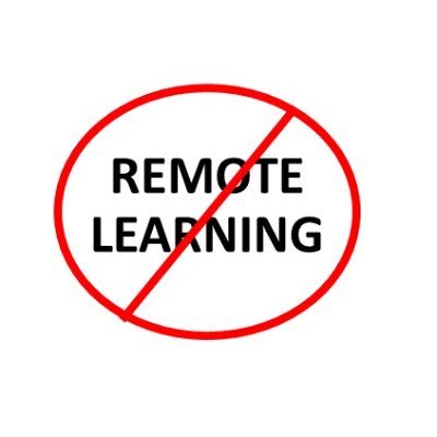Every Child is Left Behind with remote learning.   #everychildleftbehind #openschools #fulldays5days #schoolisessential #educationalneglect