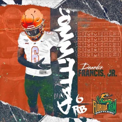 🌟C/O 2021 🤓GPA 3.9 🏈RB/WR Height: 5'7 Weight: 162 🕧40x: 4.5 at James S. Rickards High School, TLH, FL @rhsathletics1 #FAMUCOMMITTED 💚🧡🐍