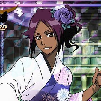 Daily pics of Yoruichi Shihoin from Bleach! 
Possible spoilers for Bleach anime/manga