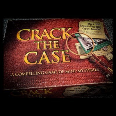 A podcast of friends playing Crack the Case, a mini-mystery game by Milton Bradley.  https://t.co/z34lPuB4bE