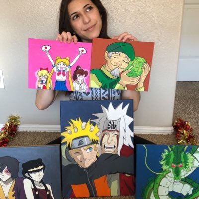 Hello! I’m Amanda & I recently picked up a hobby painting replicas of anime characters! Follow to see my progress! (I don’t own these images, only replicate!)