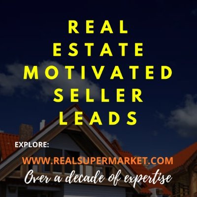 Realestate Agent 
provided Fresh and updated Real Estate List #probates #divorce #eviction #inheritance 
Best Seller In Fiverr.
11 Years service.