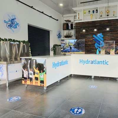 Hydratlantic primarily supplies premium bottled water, sports drinks and organic juices to the hospitality sector, private residences, business etc