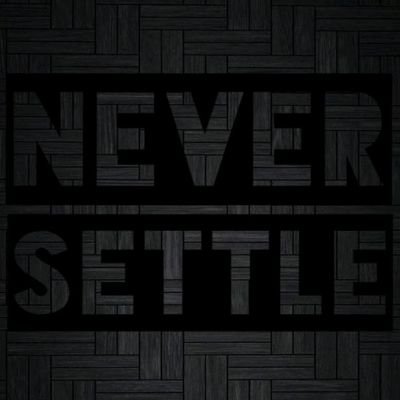 AbhiKathiriya's profile picture. NEVER SETTLE