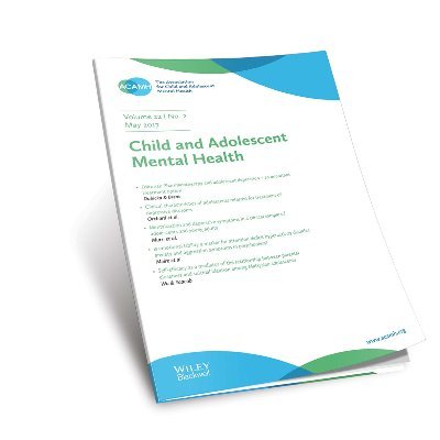 High-quality research impacting on practice of CYP #mentalhealth via @acamh. Sister journals @TheJCPP &@TheJCPPadvances. RTs not endorsements