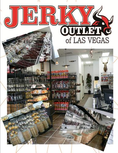 Featuring Gourmet Jerky: Alligator Venison Beef Salmon Turkey Buffalo Kangaroo Elk Ostrich Cheeses Hot Sauces Popcorn Peanuts Pickles Candy & More.