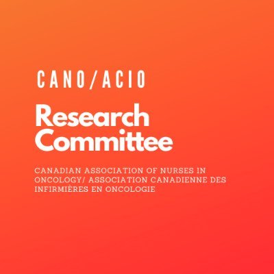 Tweeting on behalf of the @CANO_ACIO research committee about oncology nursing research. Account run by @kristenhaase @JPGalica
