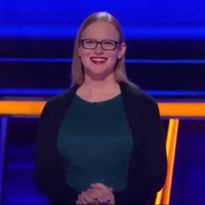 5x Jeopardy! champ, w/ @jsausville only married couple to both be in a TOC. Ken Jennings couldn’t catch me on The Chase. WWTBAM contestant. Mom. Episcopalian.