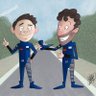 DivineToonist's profile picture. Cartoonist, Animation, Early Cinema, French Movie Lover, Francophone, Cult Comedy, Obscure Music, F1, Cricket, Ice Hockey & WW1 nut. Professional Geek!! Girl.