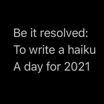 A haiku enthusiast