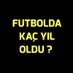 Futbolda Kaç Yıl Oldu? (@futboldakacyil) Twitter profile photo